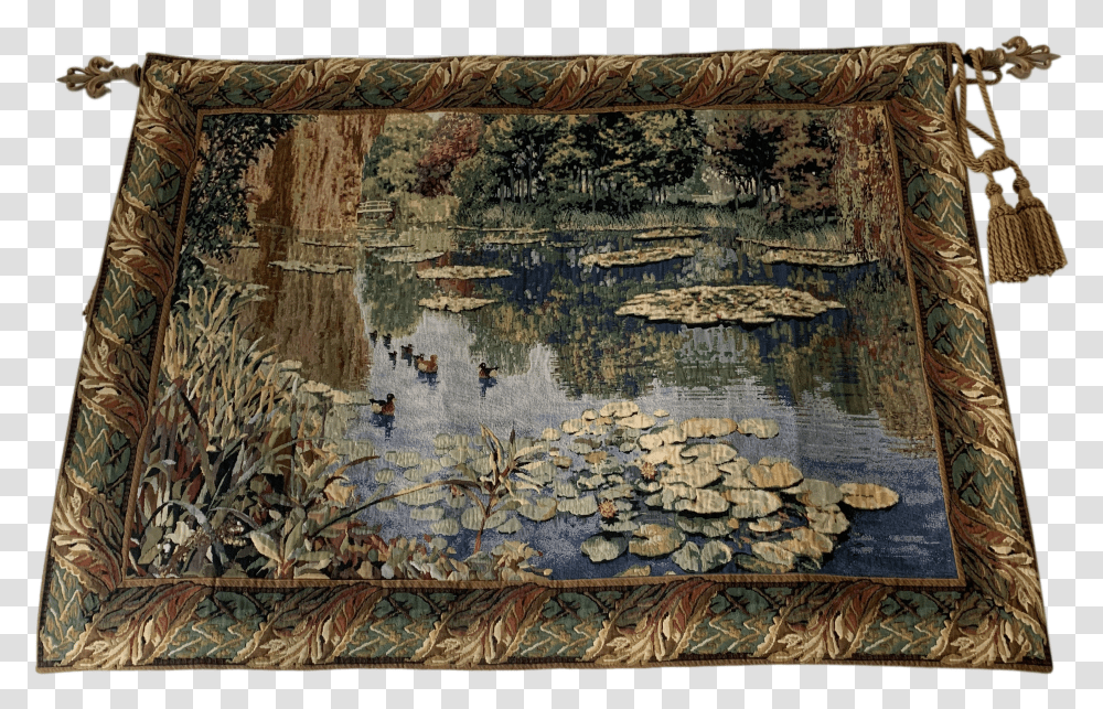 Monet Style Watercolor Tapestry Tapestry Transparent Png