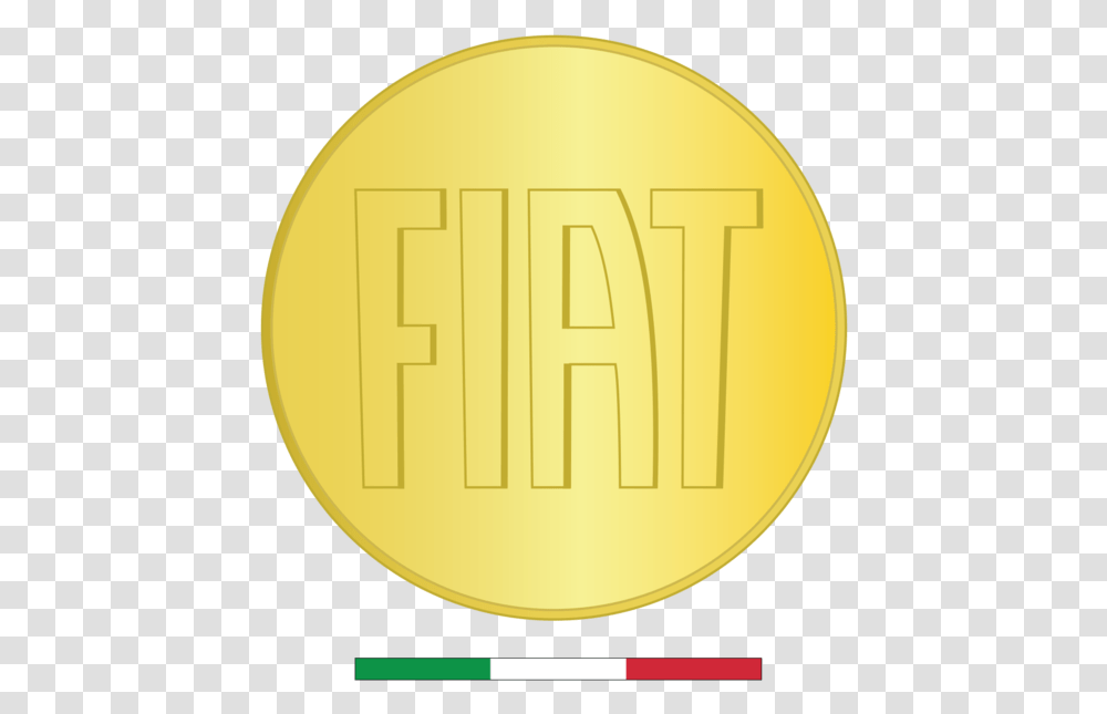 Moneta Fiat Circle, Gold, Coin, Money, Trophy Transparent Png
