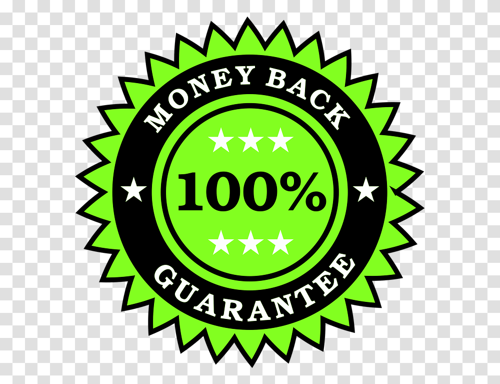 Money Back Guarantee 100 Business Service Finance 30 Days Money Back, Label, Sticker Transparent Png