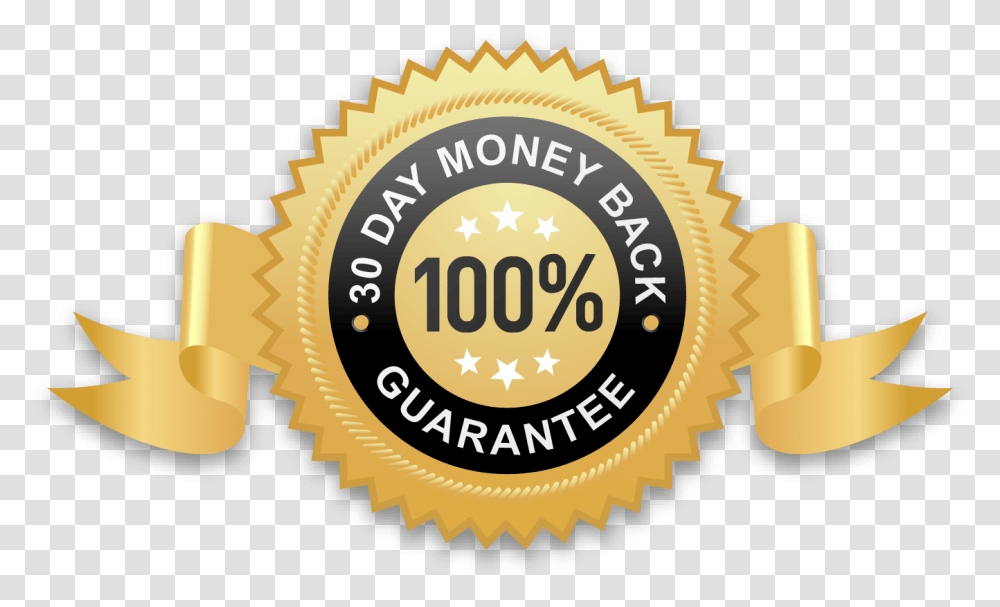 Money Back Guarantee 30 Day, Label, Logo Transparent Png
