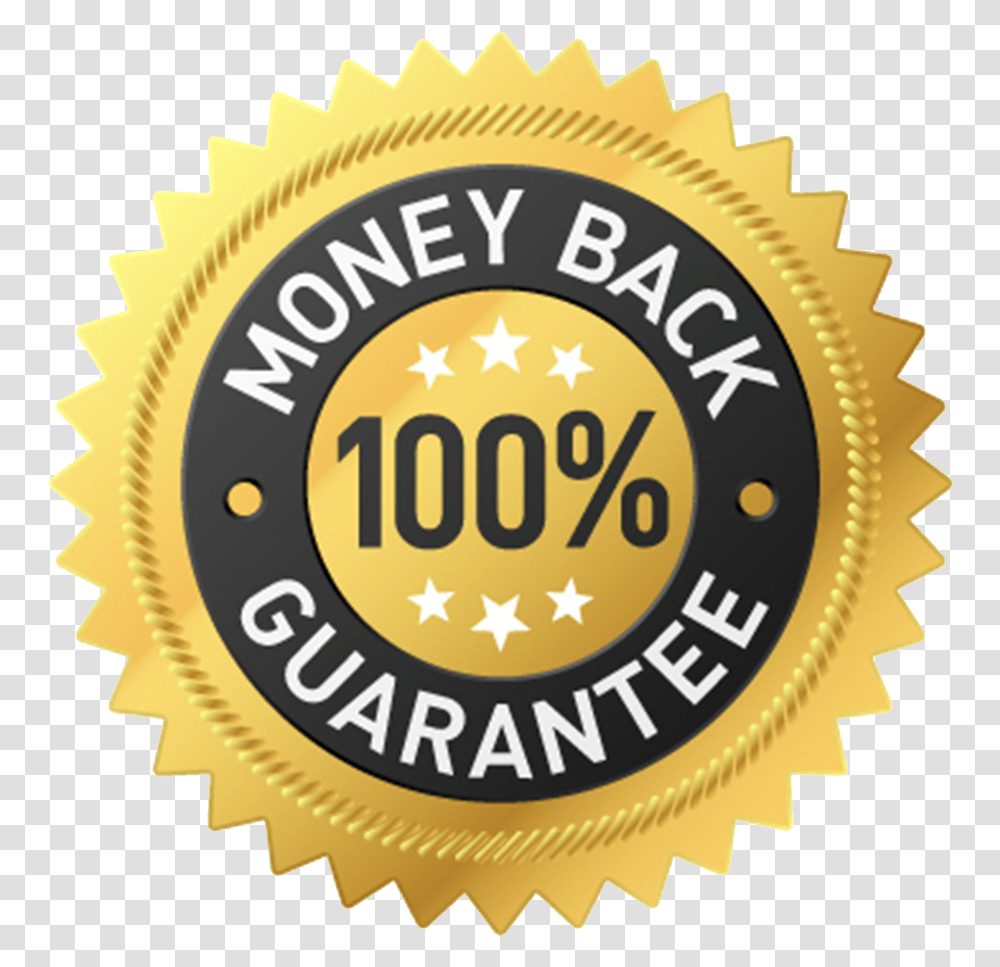 Money Back Guarantee, Label, Logo Transparent Png