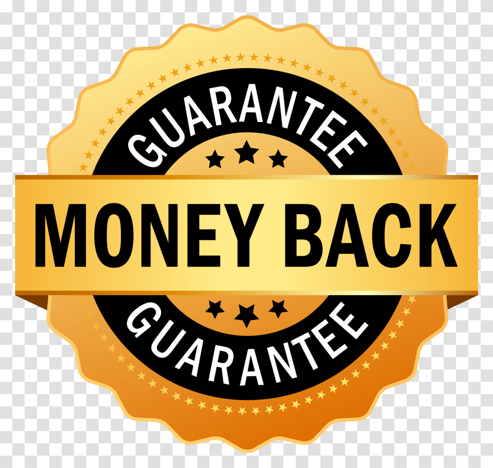 Money Back Guarantee, Label, Logo Transparent Png