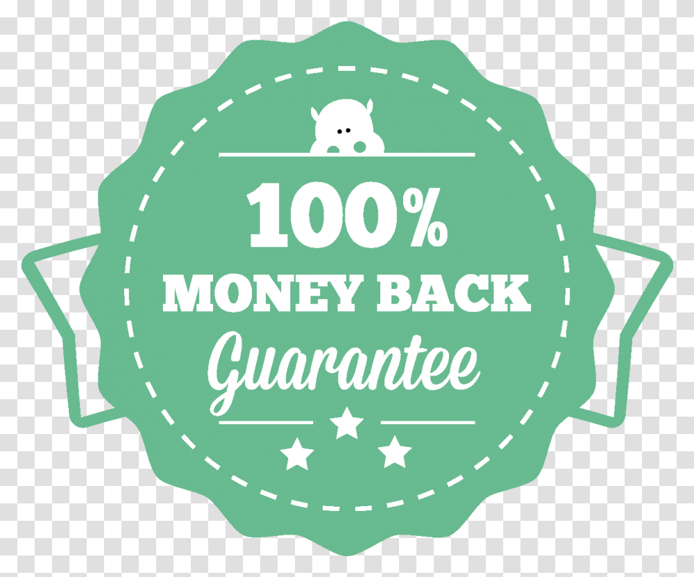 Money Back Guarantee Sign, Label, Logo Transparent Png