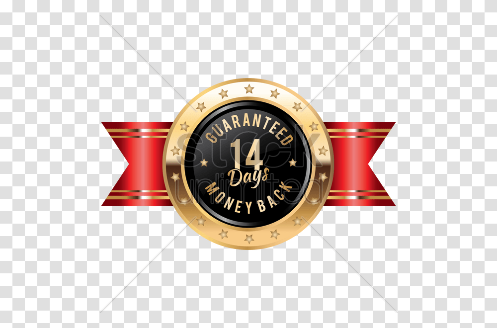 Money Back Guaranteed Badge Vector Image, Clock Tower, Architecture, Building, Wristwatch Transparent Png