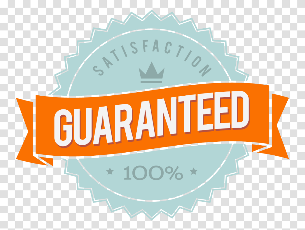 Money Back Guaranteed, Label, Logo Transparent Png