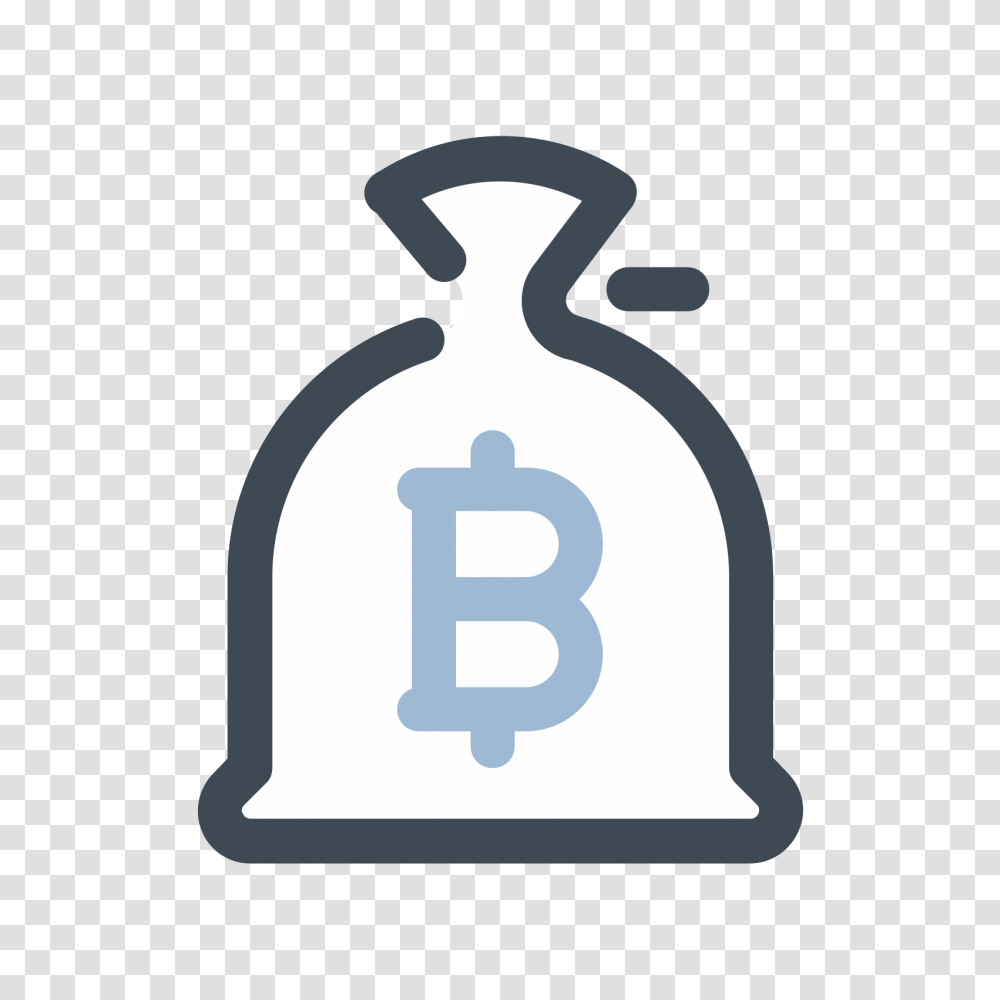 Money Bag Bitcon, Number, Security Transparent Png