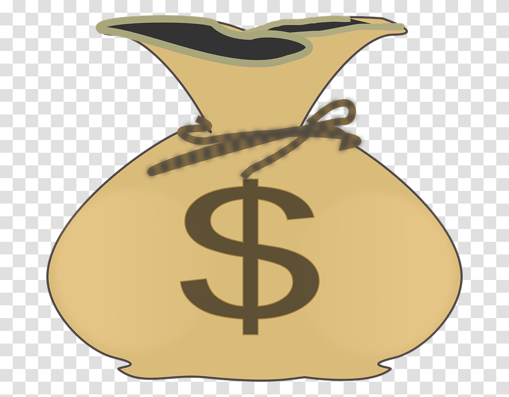 Money Bag Cash Sack Dollars Profit Currency Animated Bag Of Money, Outdoors, Jar, Waterfowl Transparent Png