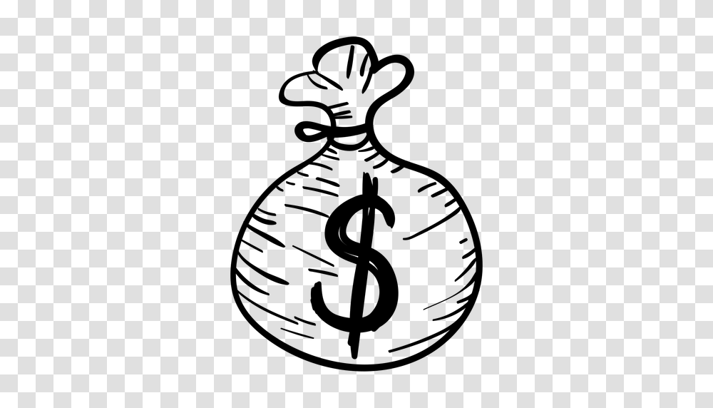 Money Bag Casino Doodle, Gray, World Of Warcraft Transparent Png