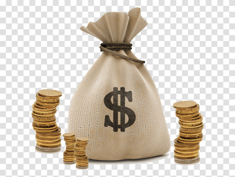 Money Bag Coin Large Bag Of Money, Sack, Chess, Game, Wedding Cake Transparent Png