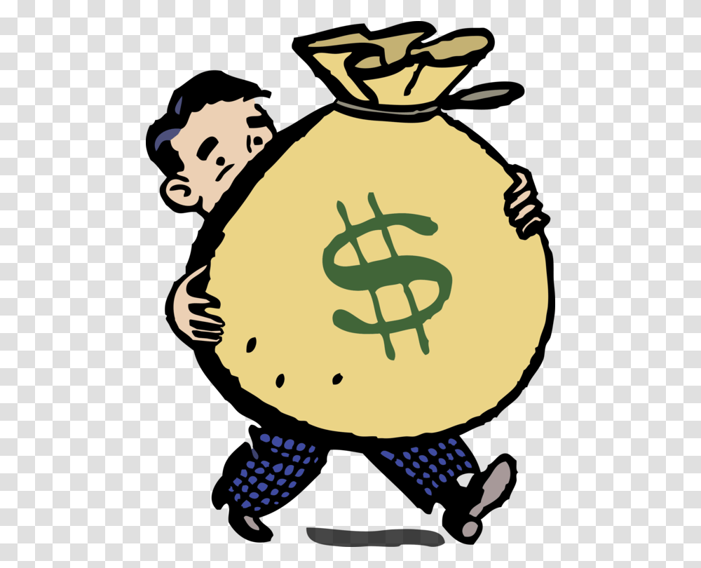 Money Bag Euro Computer Icons, Food, Hand, Person, Plant Transparent Png