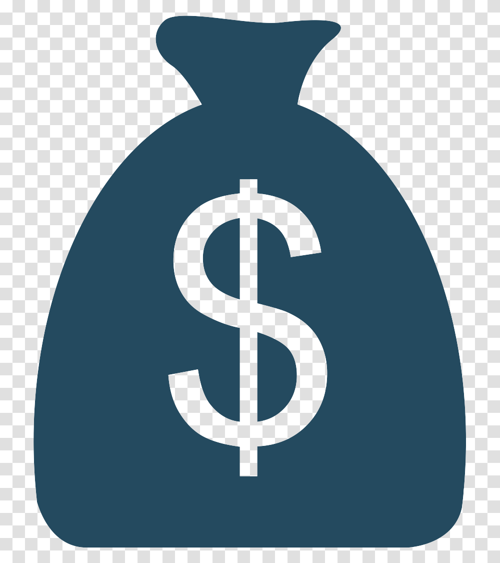 Money Bag Icon Cross, Number, Alphabet Transparent Png