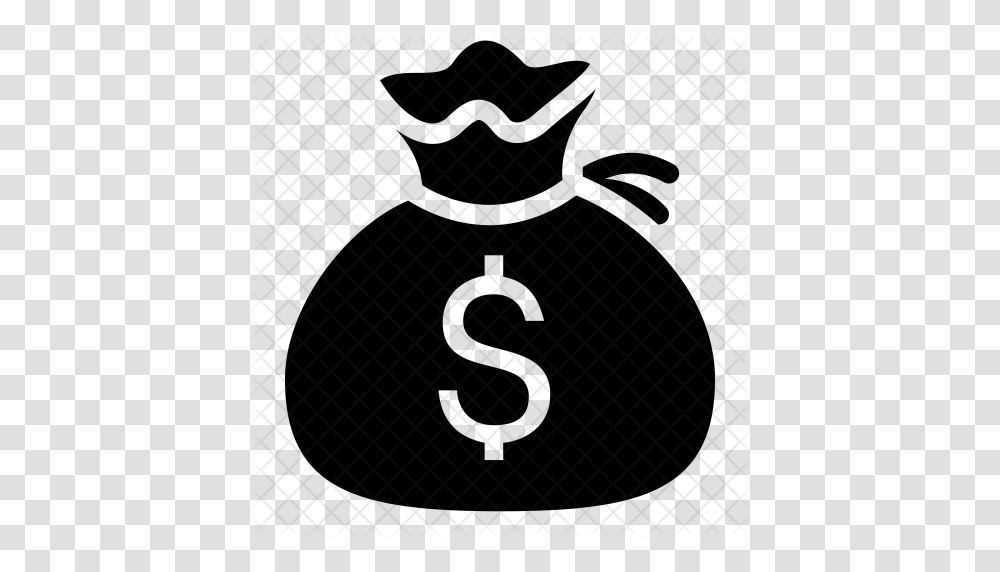 Money Bag Icon Image, Pattern, Grille Transparent Png