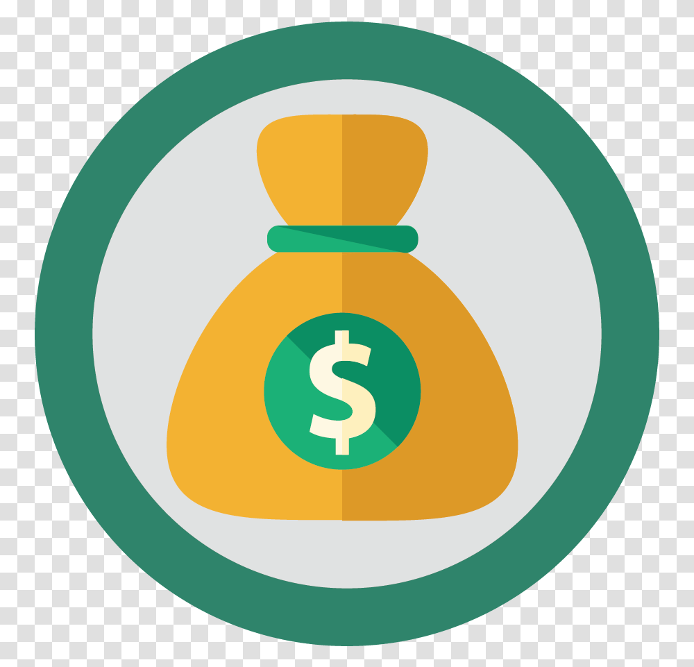 Money Bag Icon, Alphabet, Number Transparent Png