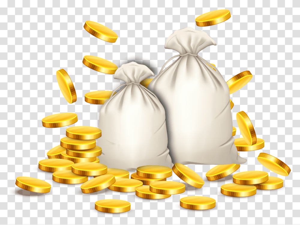 Money Bag Images Clipart Icon Emoji Background Gold Coins, Sack, Candle, Weapon, Weaponry Transparent Png