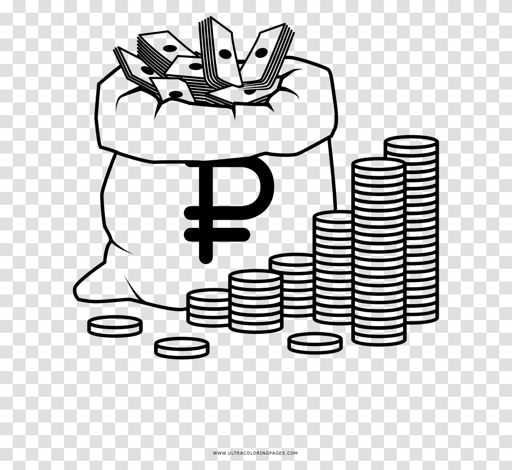 Money Bag Money Bag Yo Money Bag Emoji Money Bag Bag Of Money Colouring Pages, Gray, World Of Warcraft Transparent Png