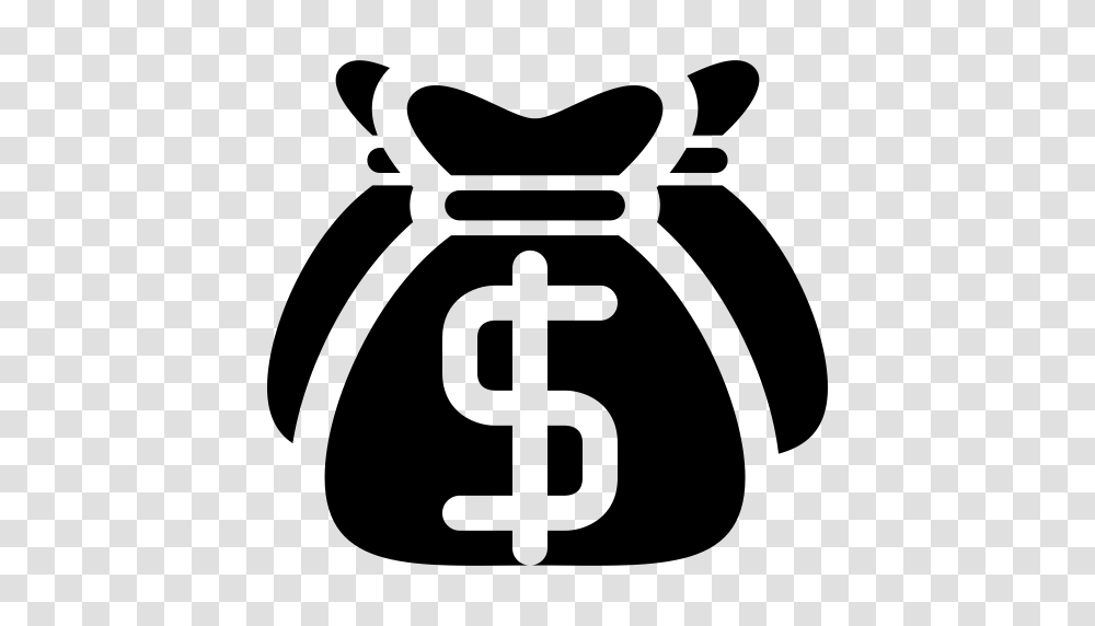 Money Bags Bags Business Icon With And Vector Format, Gray, World Of Warcraft Transparent Png