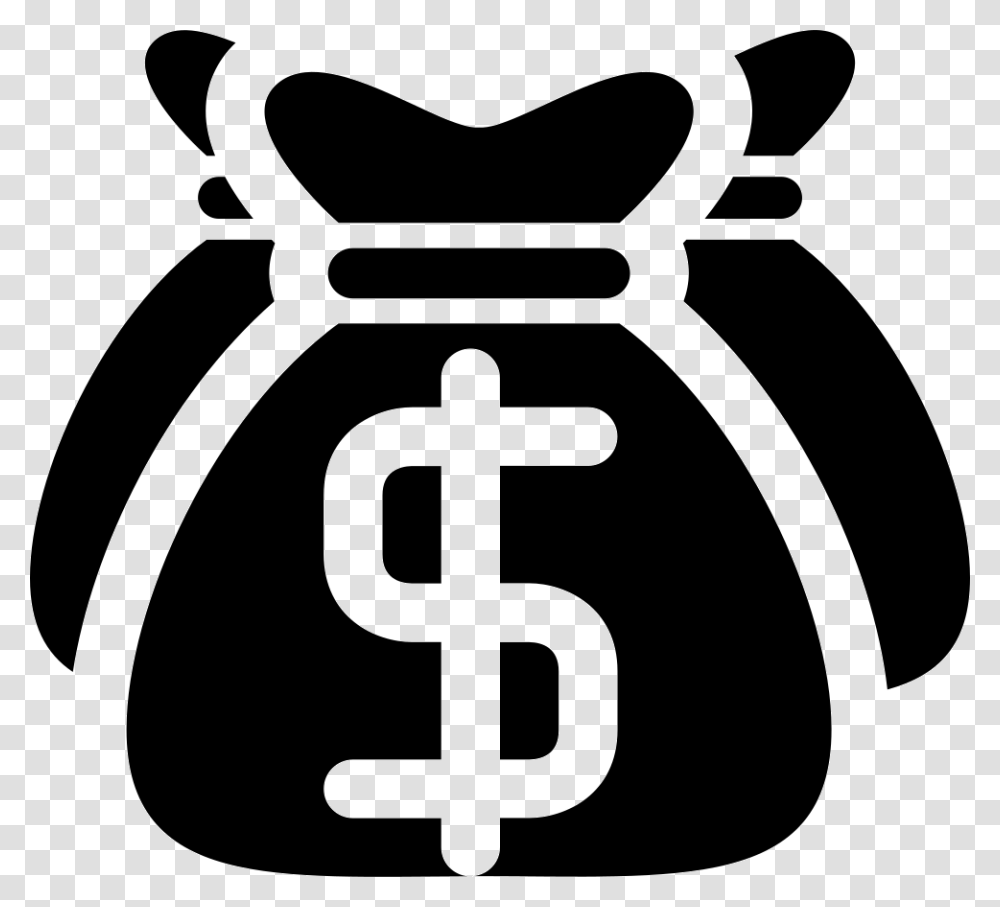 Money Bags Money Bags Icon, Label, Stencil Transparent Png