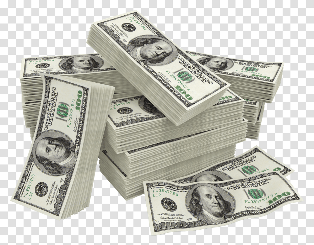 Money Banknote Funding Loan Stacks Of Money, Dollar, Person, Human Transparent Png