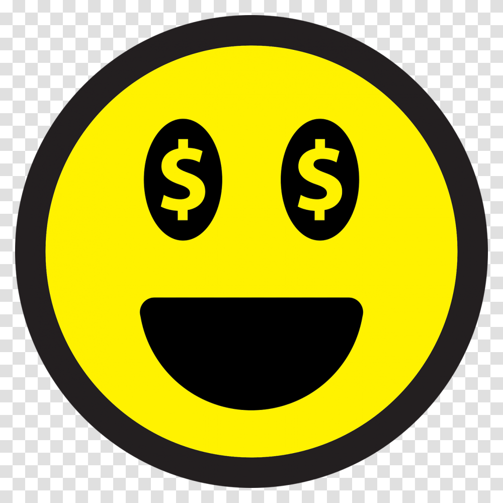 Money Buys Happiness Win Emoticon, Number Transparent Png