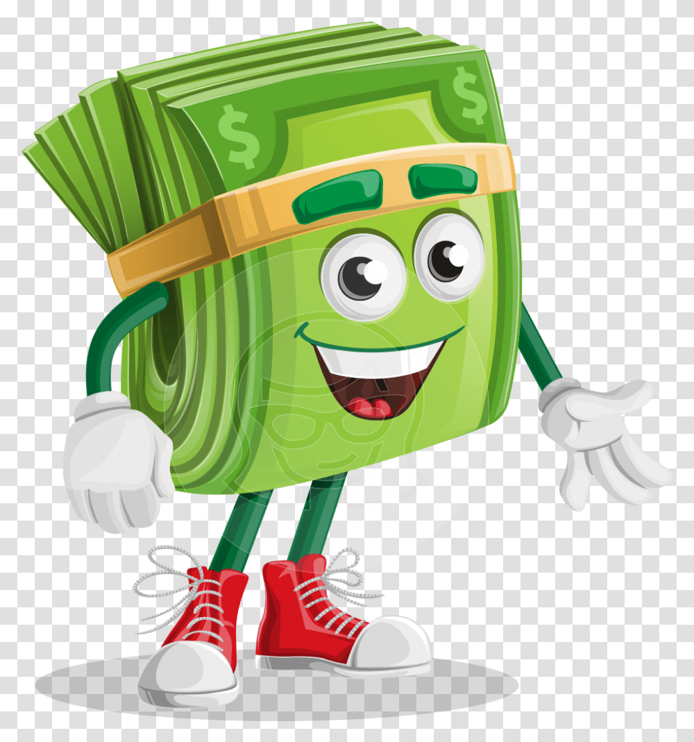 Money Cartoon Dollar Bill Cartoon, Toy, Elf, Plant, Performer Transparent Png