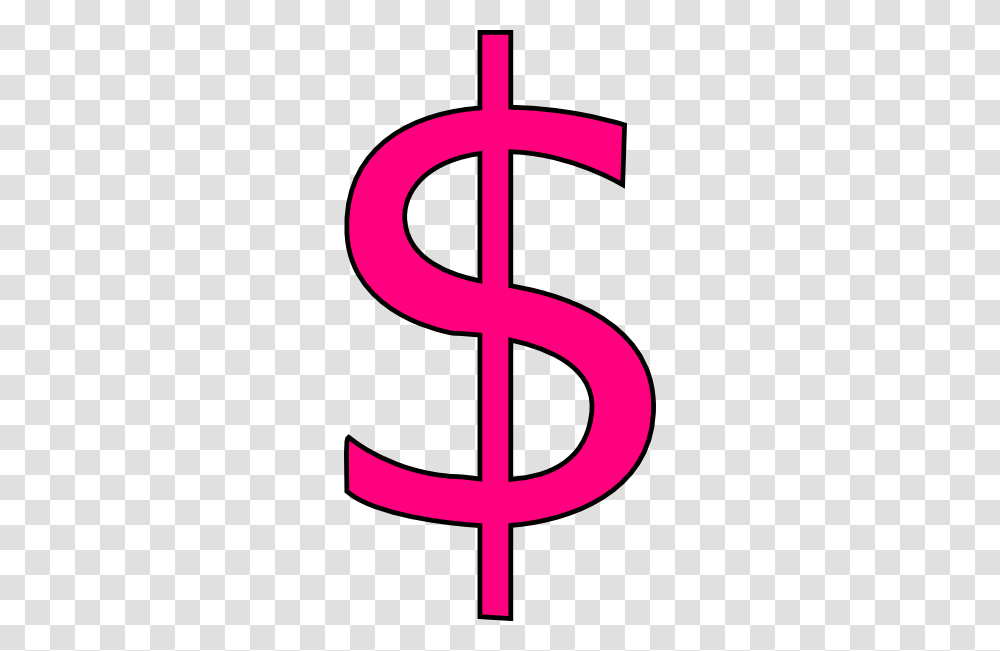 Money Clipart Pink, Cross, Number Transparent Png