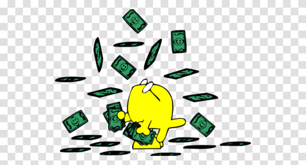 Money Clipart Rain Clip Art Of Raining Money, Pac Man Transparent Png