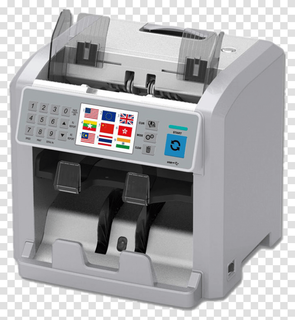 Money Counter Note Counting Machines In China, Printer, Word Transparent Png
