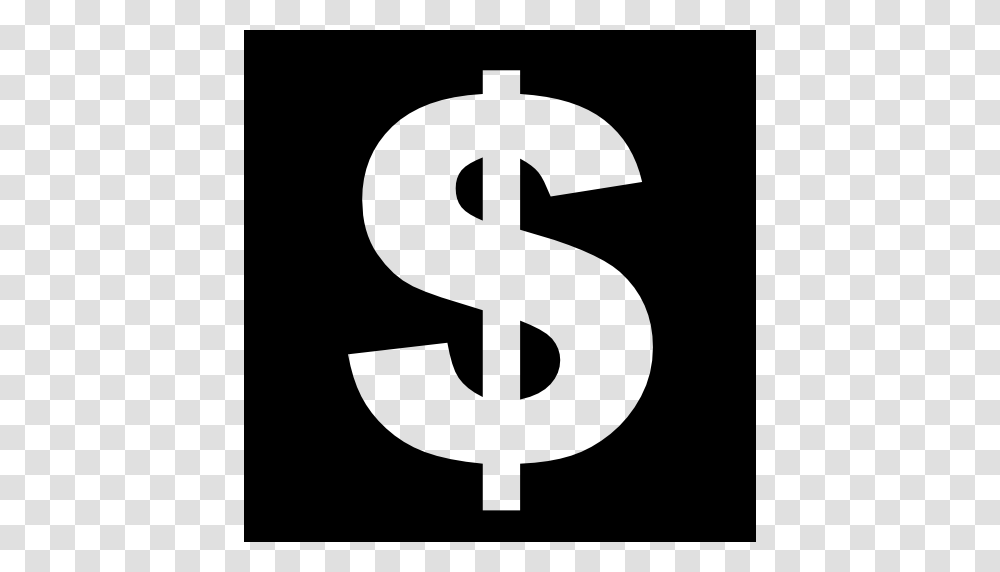 Money Dollar Sign In A Square, Alphabet, Cross Transparent Png