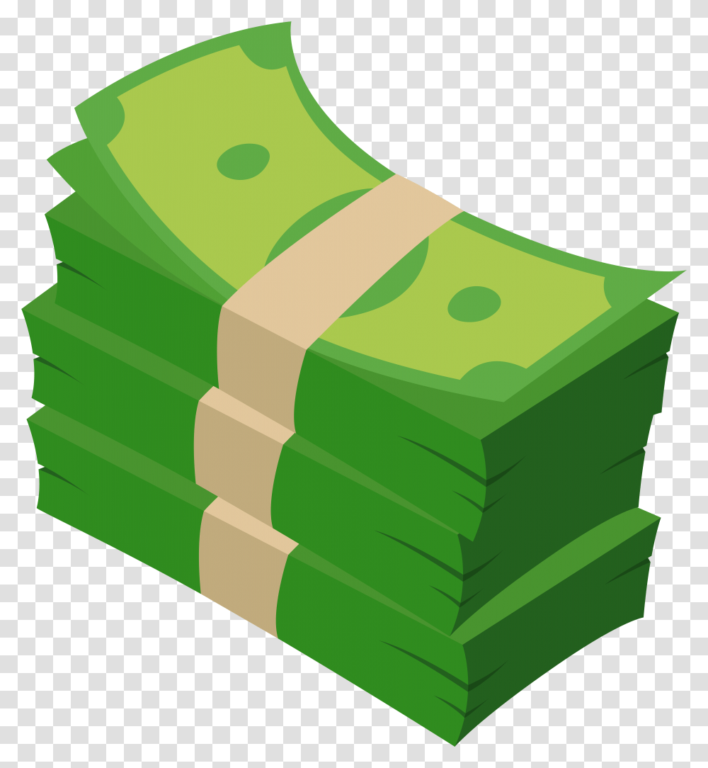 Money Emoji, Green, Box Transparent Png