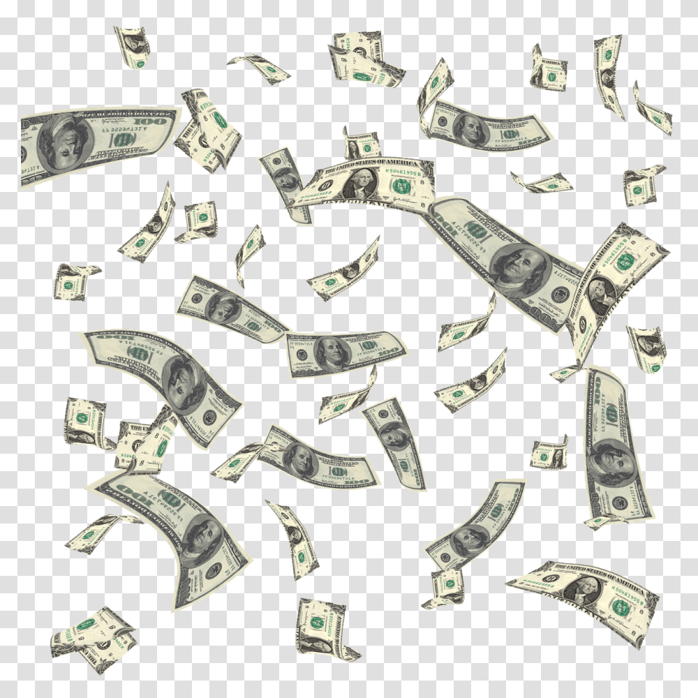 Money Fall, Dollar Transparent Png