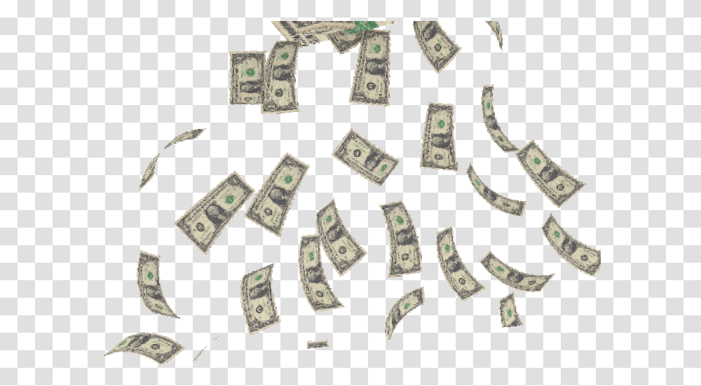 Money Falling From The Sky Download Money Rain Gif, Dollar, Person, Human Transparent Png