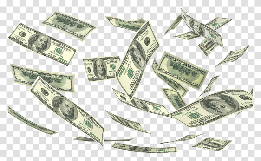 Money Falling Gif Background, Dollar Transparent Png