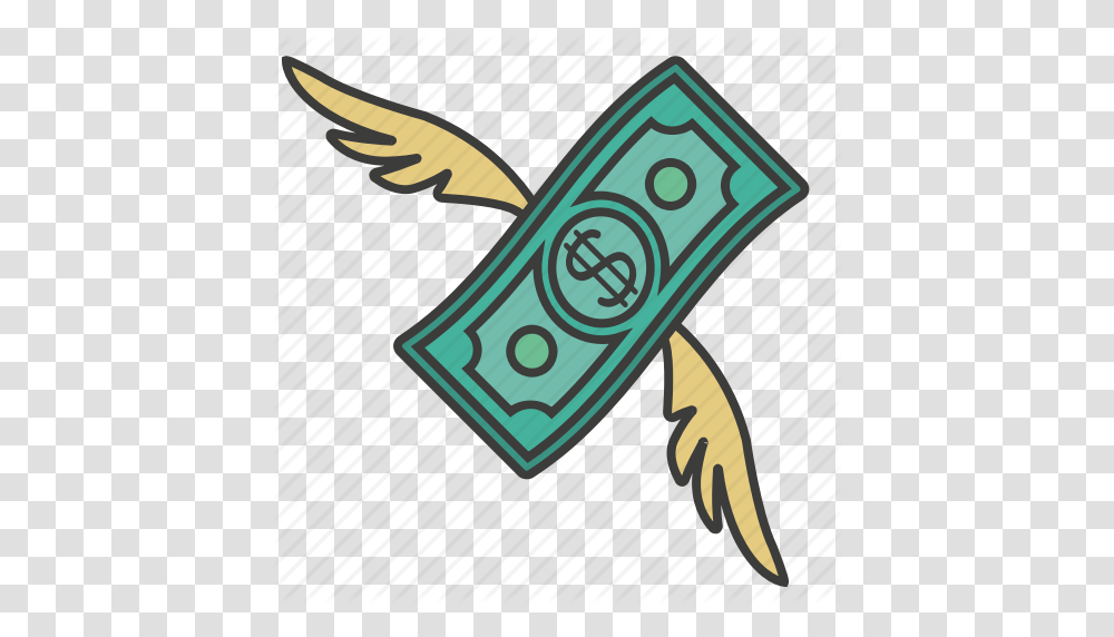 Money Fly Image, Emblem, Logo Transparent Png