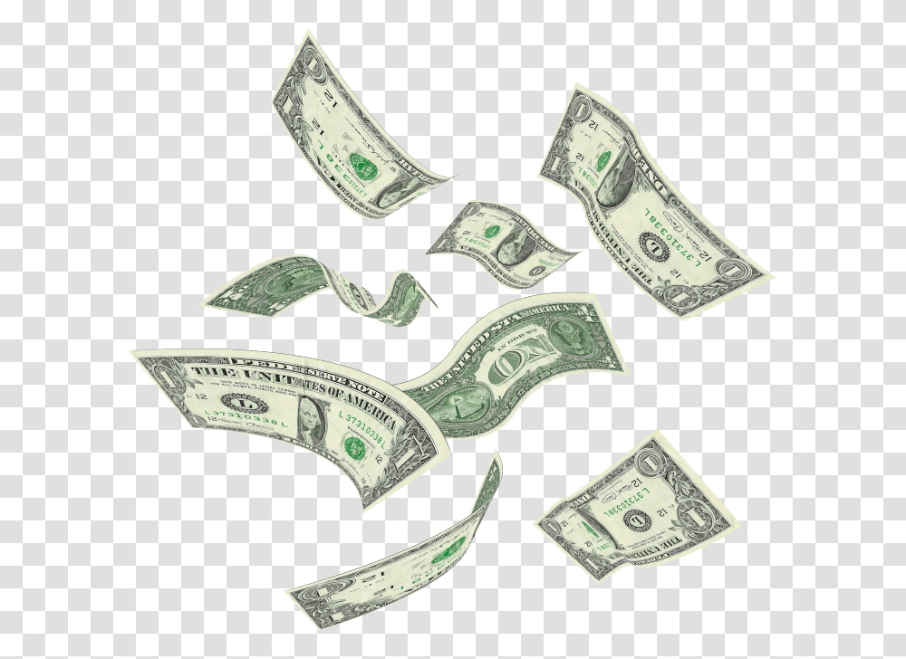 Money Flying Dollars Free Download Dollar Transparent Png