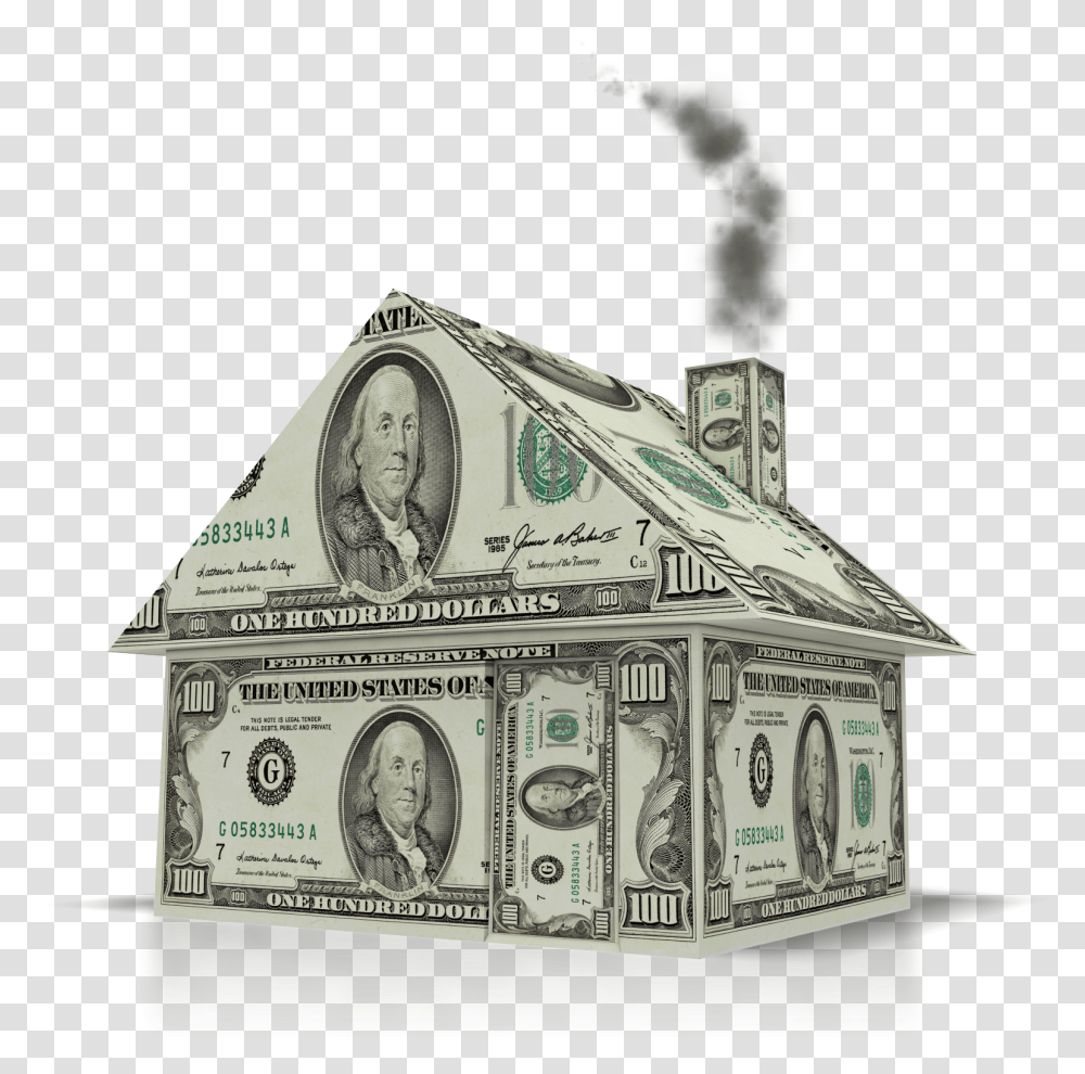 Money House Home Finance Clip Art Money House, Dollar, Box Transparent Png