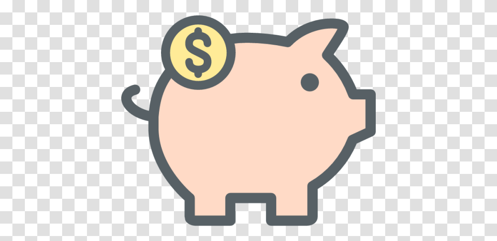 Money Icon Animal Figure, Piggy Bank Transparent Png