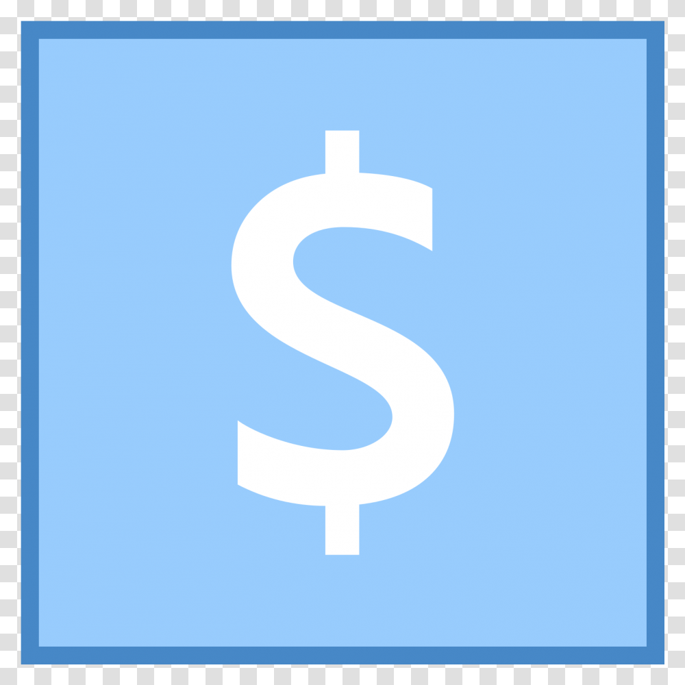 Money Icon Blue, Number, Cross Transparent Png