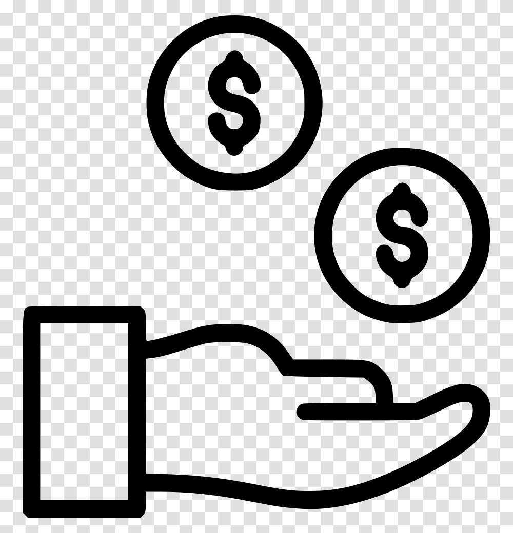 Money Icon, Number, Stencil Transparent Png