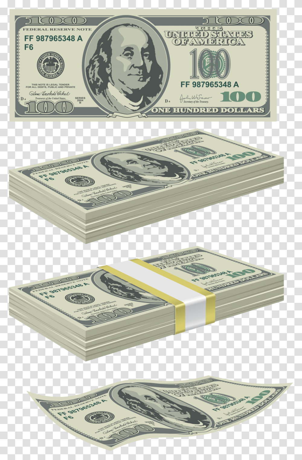 Money Image Dollar Notes, Flyer, Poster, Paper, Advertisement Transparent Png