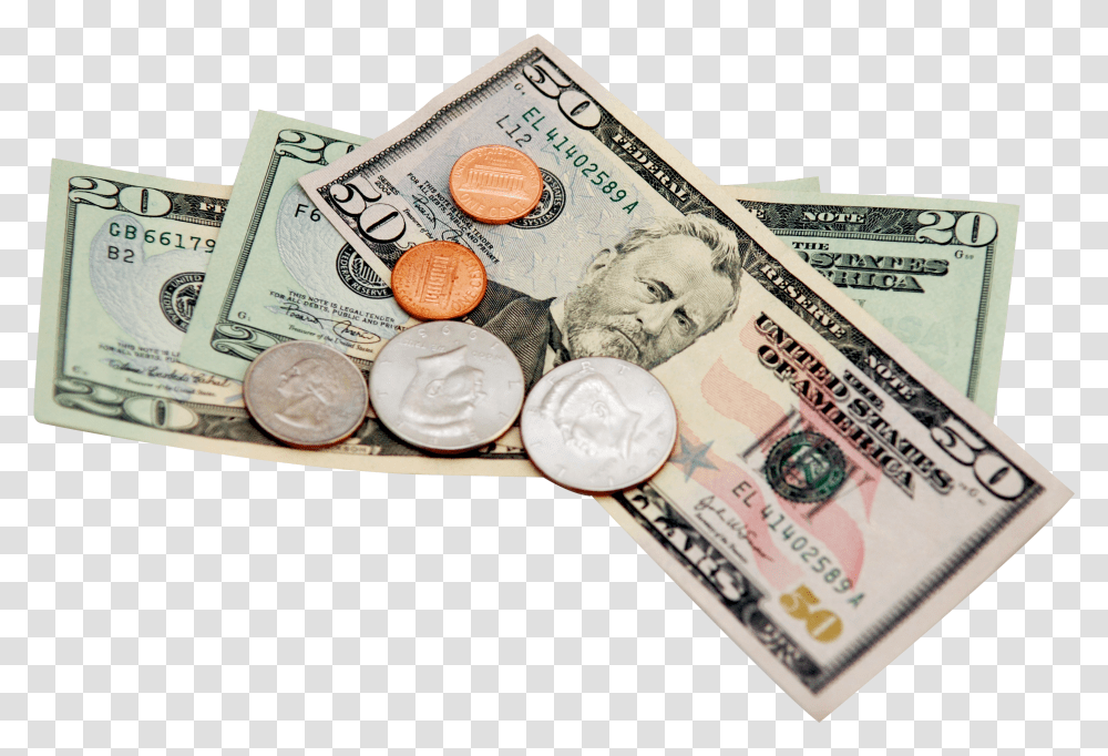 Money Image Paper Money And Coins Transparent Png