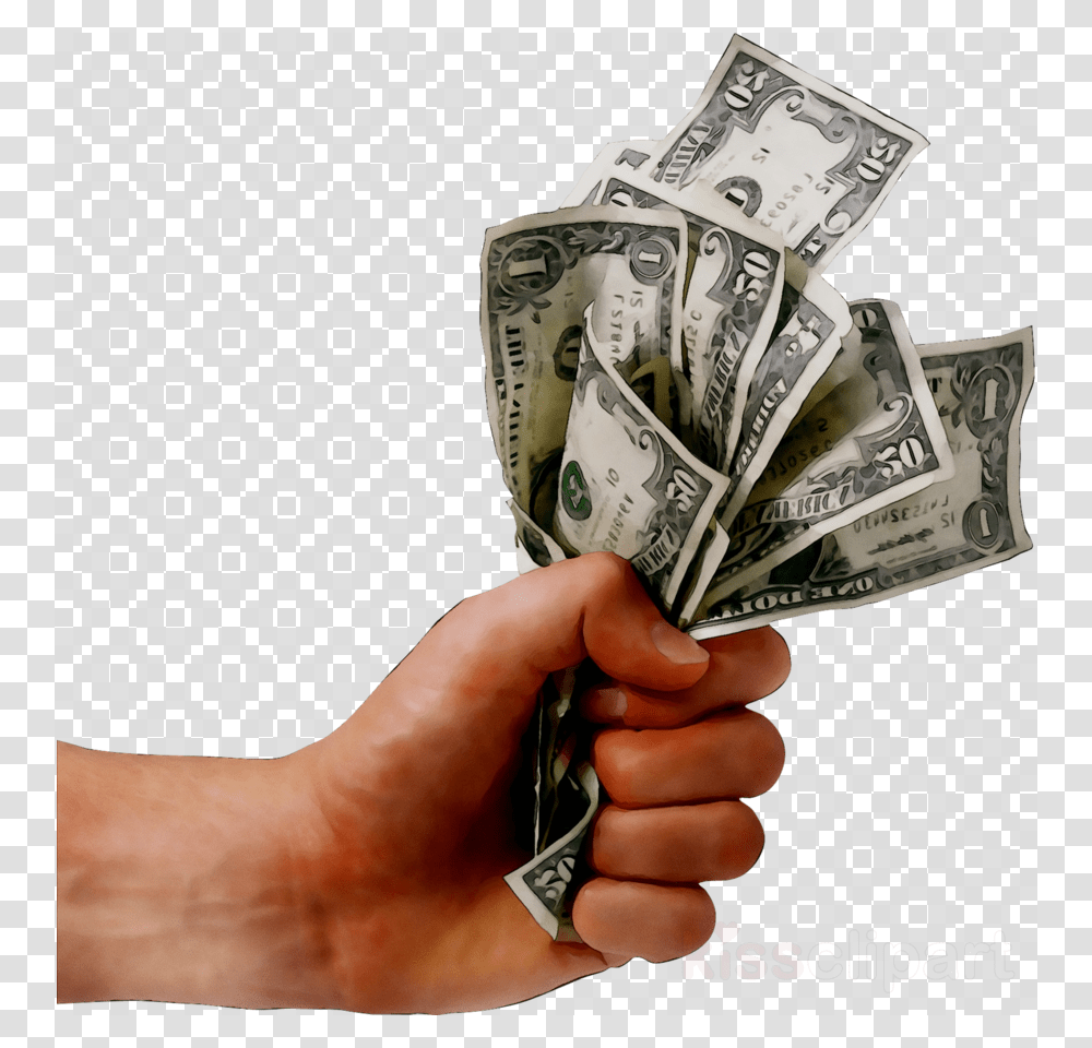 Money In Hand, Person, Human, Dollar, Texture Transparent Png