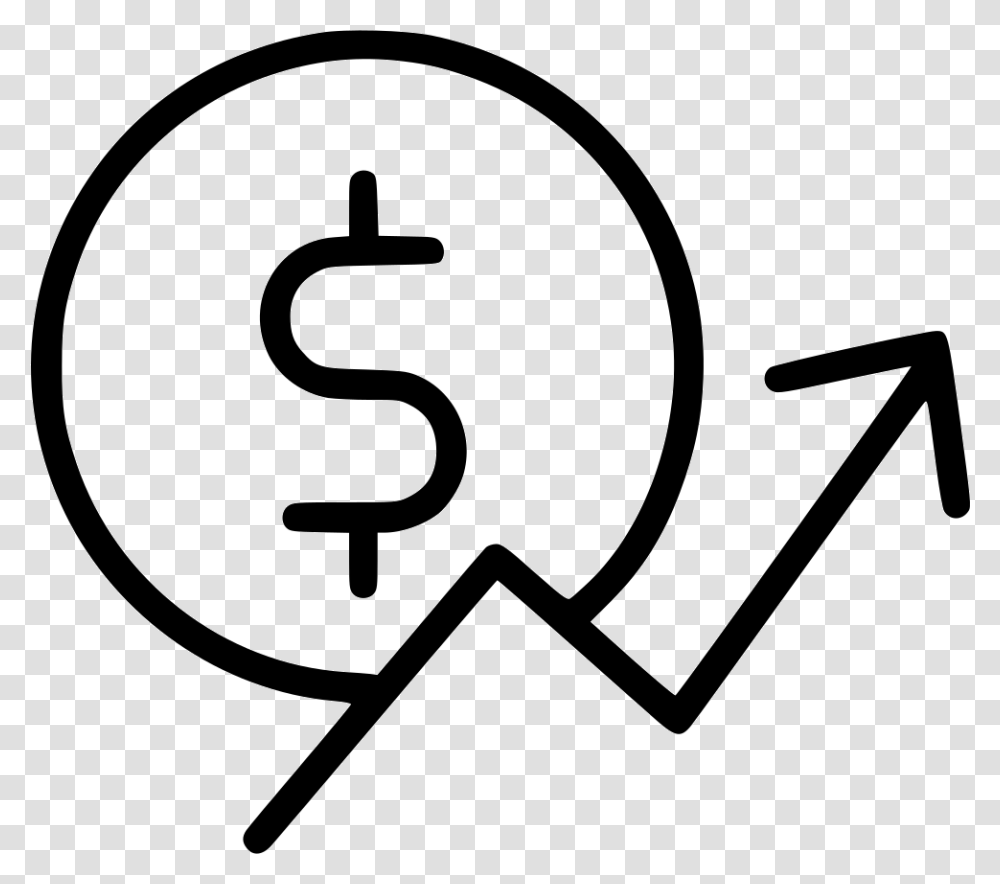 Money Increase Dollar Sign Increase Money Icon, Number, Logo Transparent Png