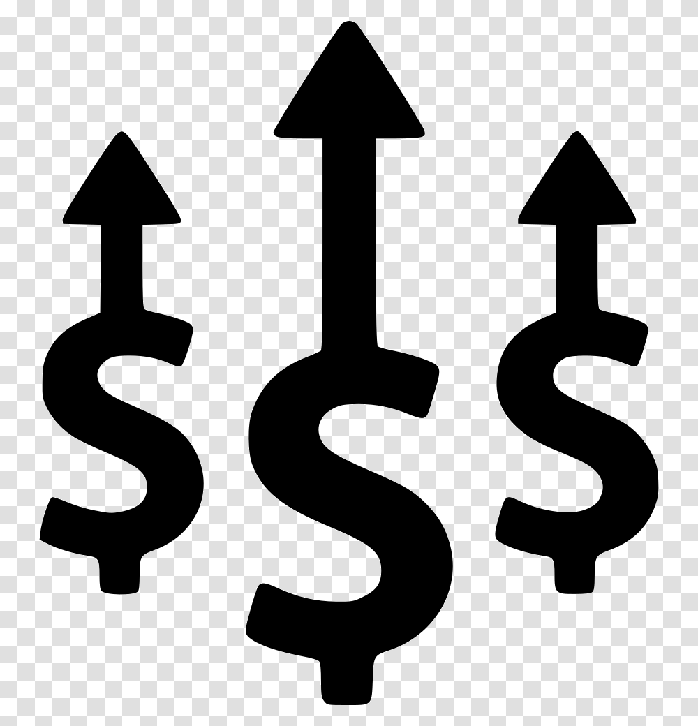 Money Increase Download Profit Increase, Cross, Sign, Emblem Transparent Png