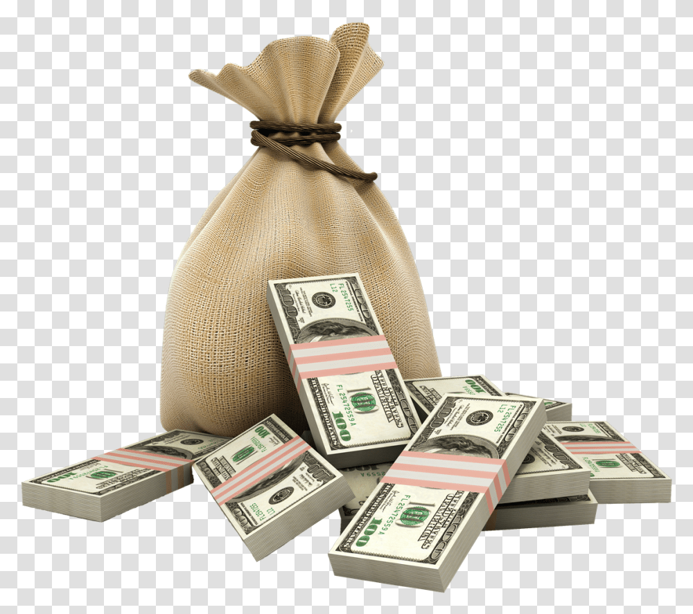 Money Is No Object, Dollar, Bag, Sack Transparent Png