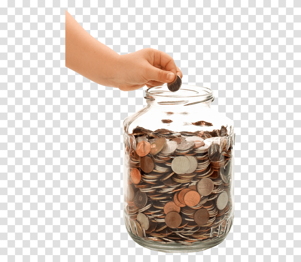 Money Management Coin Jar, Person, Human Transparent Png