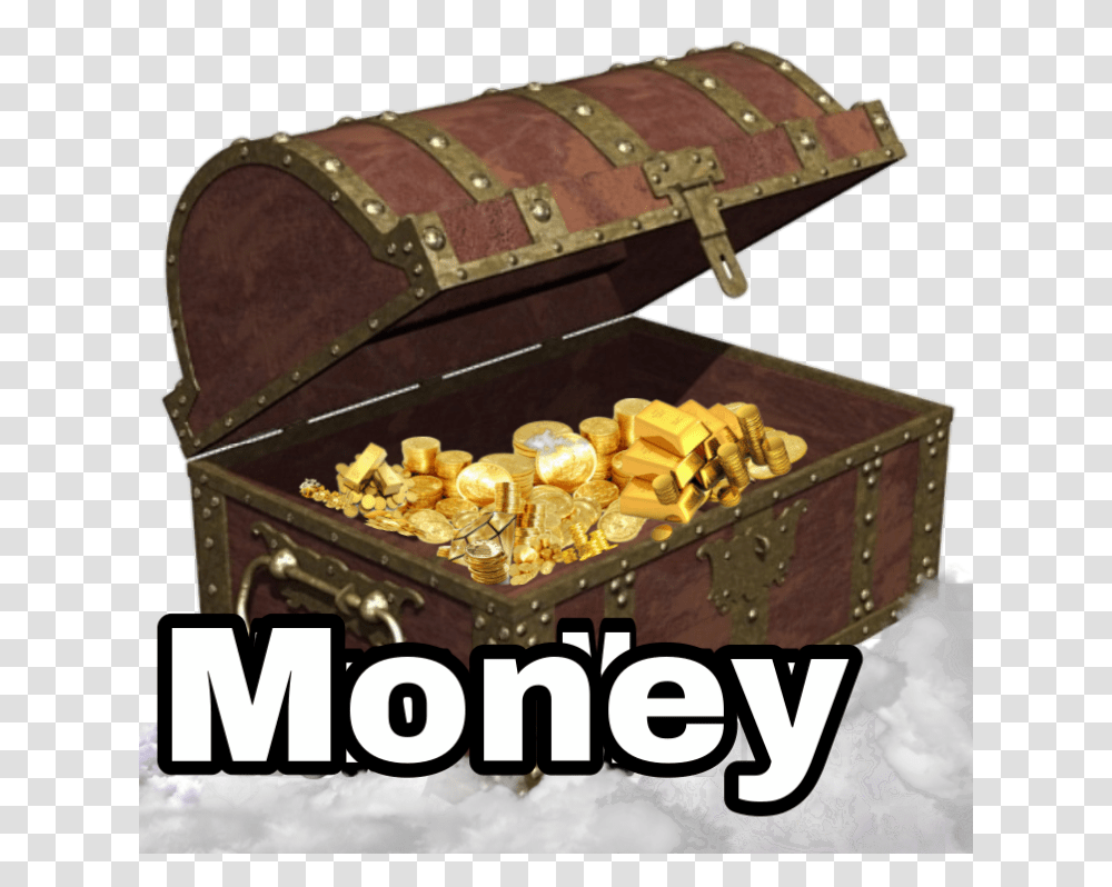 Money Money Pirate Treasure Chest Transparent Png