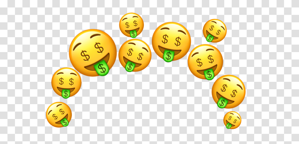 Money Moneyemoji Emoji Crown Emojicrown Random Em Oji Crown, Number Transparent Png