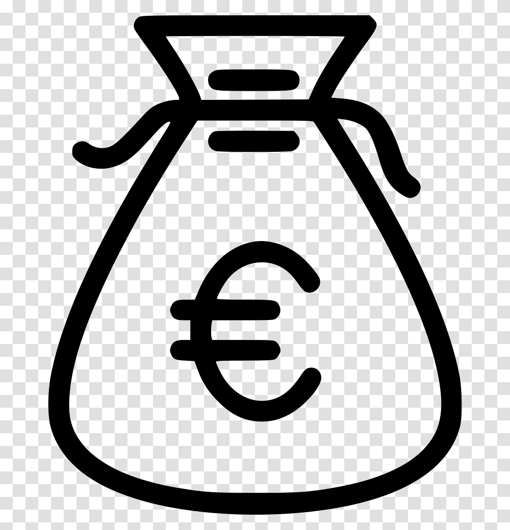 Money Payment Euro Bag Cash Icon Free Download, Label, Stencil, Lawn Mower Transparent Png