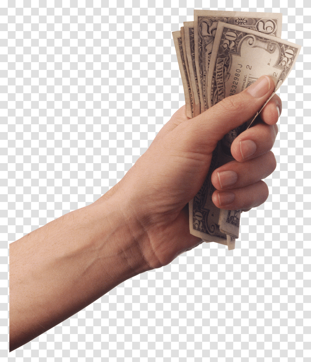 Money, Person, Human, Dollar, Hand Transparent Png