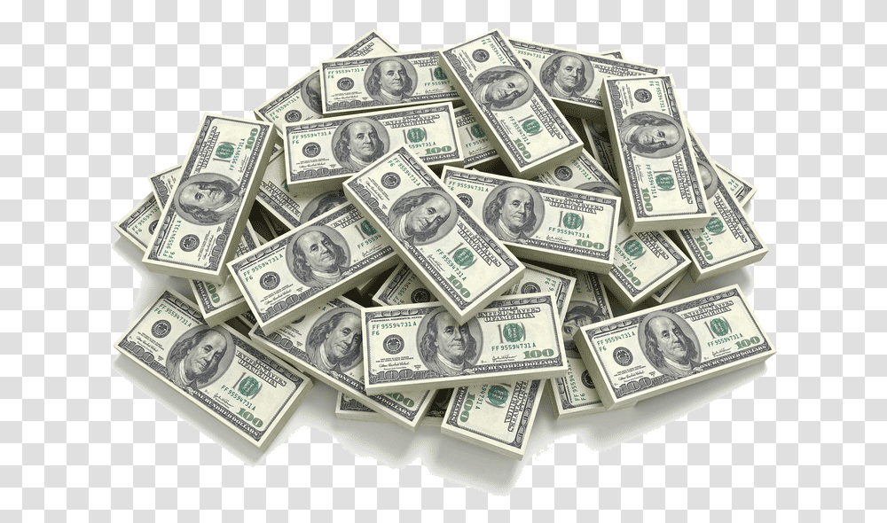 Money Pile Background Money Pile, Dollar, Wristwatch, Person, Human Transparent Png